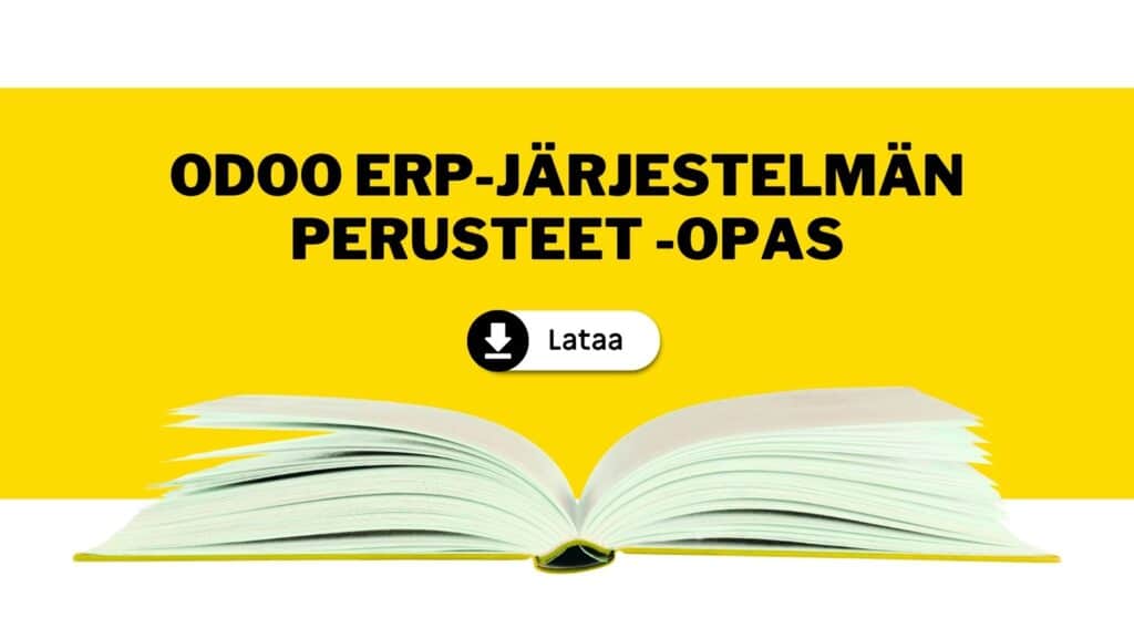 Lataa opas Odoo ERP-järjestelmän perusteisiin